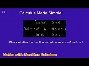 Check Continuity of a Piecewise Function at x = 0 and x = 1 | Class 12 Maths | Continuity Explained