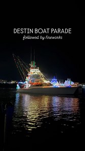 Join us at Harborwalk Village tonight for the annual Destin Lighted Boat Parade! 🛥️ This is an annual fundraiser for the @destinhistory & Fishing Museum and is a highlight of our holiday season. The route starts at 6pm at @harbordocks and the boats will continue all the way down past Harborwalk and towards the Destin Bridge. After the last boat, we will cap the evening with a fireworks show over the Harbor, sponsored by Harborwalk Village for everyone to enjoy! 🎆 Find a spot to watch at one of