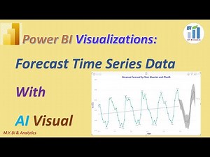 Power BI AI Visualizations: Predict Future Values for Time Series Data with Line Chart forecasting