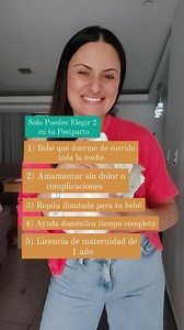 ¿Cuáles dos opciones elegirías? Escribelo en los comentarios 👇 El postparto puede ser de las etapas que enfrentamos las mujeres más difíciles #mamascostarica #embarazada #embarazo #postparto #reciénnacido | Amanecer Babies and Kids