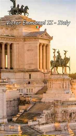 "Victor Emmanuel II standing guard over Rome. 🐎🌅✨ #Rome #VictorEmmanuel #AltareDellaPatria #ItalyTravel" | Days in Italy