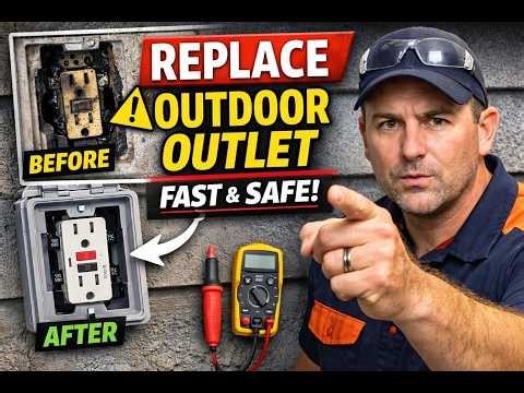 How to Replace an Outdoor Outlet (Step-by-Step & Safe)