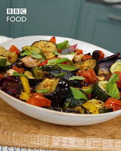 Frozen roast veg is the hack that makes pasta bakes and soups a whole lot easier. https://www.bbc.co.uk/food/recipes/roast_vegetables_80769 | BBC Food