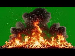 Dynamic Fire Animation Overlay for Epic VFX Edits - No Copyright