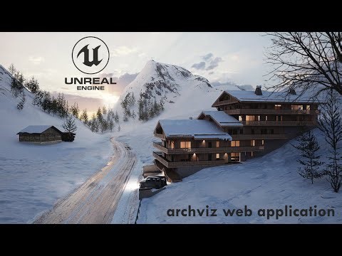 archviz web application made with unreal engine 5