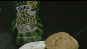 Flashback video: Green ketchup debuts in the summer of 2000