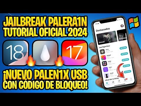 PALERA1N JAILBREAK TUTORIAL iOS and iPadOS 18, 17, 16 and 15 ✅ FOR ALL CHECKM8 (Palen1x Windows)