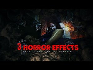 Three Horror Effects | Vfx Tutorial | Adobe AfterEffects