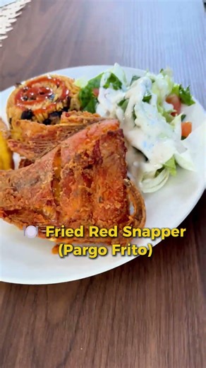 My Dominican Wife Cooked Fried Red Snapper 🇩🇴🔥 | Real Home Cooking