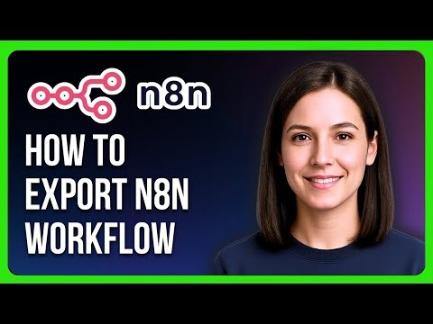 How to Export N8N Workflow