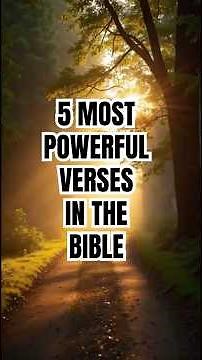 5 Open Doors Bible Verses Before leaving home : Breakthrough Verses #morningprayer