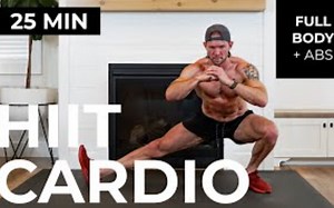 【TIFF x DAN】25分钟全身有氧运动｜HIIT高心率高强度减脂训练｜结尾结合腹部训练｜无器械健身