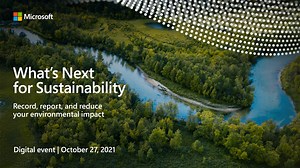 How can businesses embrace sustainability? Join Microsoft experts as they outline the steps towards an accelerated sustainability journey. Learn how to reduce, record, and report your impact. Register now: http://msft.it/6182XCg54 #MSCloudSustainability | Microsoft