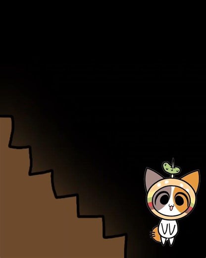 Stairs 1 [Credits: ‪@raxdflipnote‬ ] #chiknnuggit #animation #cheezborger #memes #catvideos
