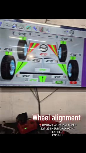 4D alignment, wheel alignment /Tracking we do it here at Bobbys 7 days a week 🚗‼️ | Bobbys Wheels & tyres ltd