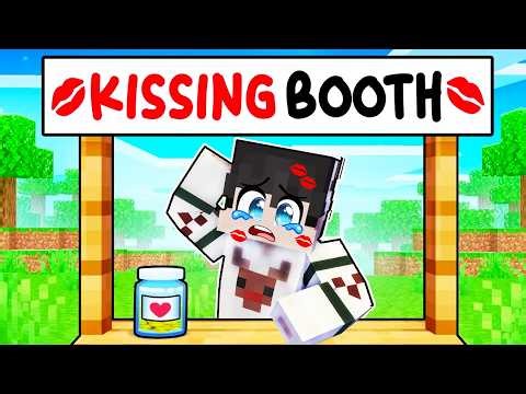 Opening a KISSING BOOTH in Minecraft!