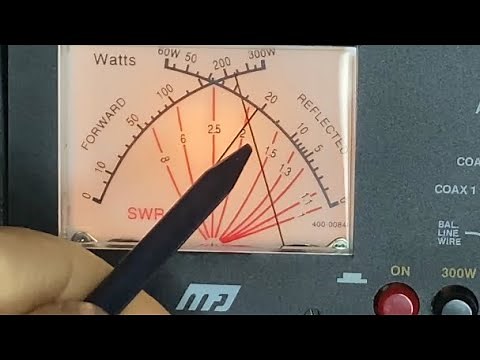 HOW TO “PROPERLY” READ VSWR ON A CROSS NEEDLE METER