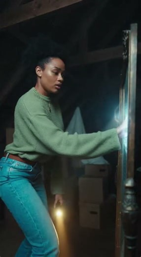 Found mirror in attic! #horror #scary #shorts