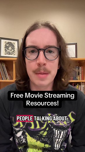 Some more free resources to watch film from! #filmtok #tubi #kanopy #cineverse #youtube