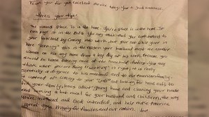 Instead of money, waitress gets told 'womans place is in the home'