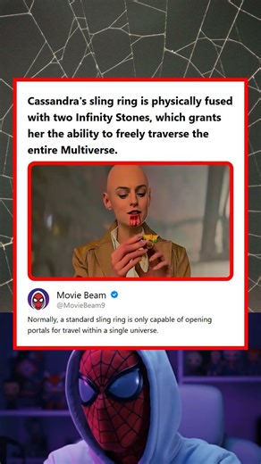 Cassandras Sling Ring Fused With Infinity Stones Allows Her to Traverse the Multiverse