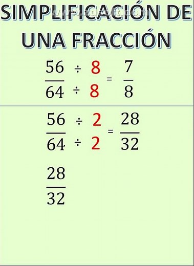 LEARN TO SIMPLIFY A FRACTION #fractions #youtubeshorts #viralshorts #maths #simplification