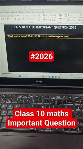 CBSE Class 10th Maths 2026🔥Arithematic Progression #class10th #pyqs #cbseclass10