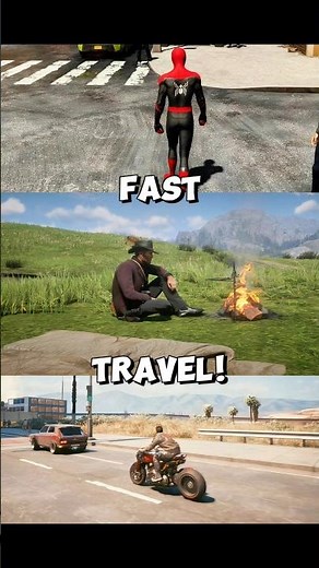 What Happens When You Fast Travel in 3 Games? 😱