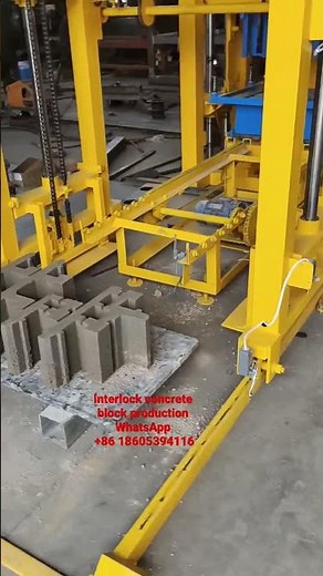Interlock interlocking concrete block brick making machine production line