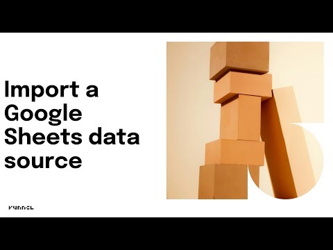 Import a Google Sheets data source
