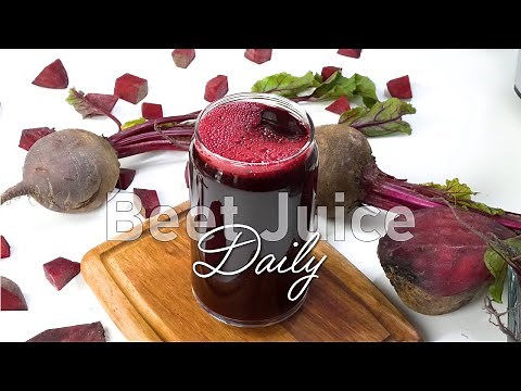 ❣️ Daily Beet Juice Using Kuvings AUTO10 Hands-Free Slow Juicer by @JuicingTutorials