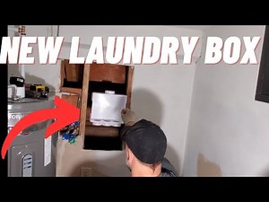 Laundry box install #2 (Complete rough in)
