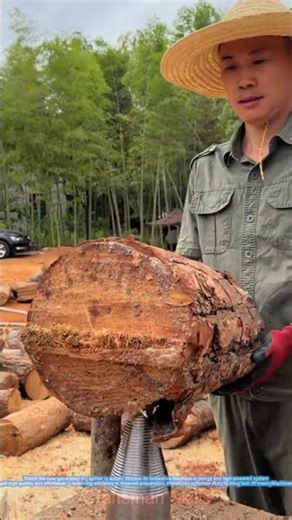 New-Gen Log Splitter | Full Tech Process Demo