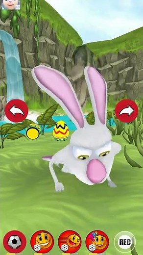 Talking Bunny Gameplay | Very Funny Talking Bunny Game | Big Fun #Shorts