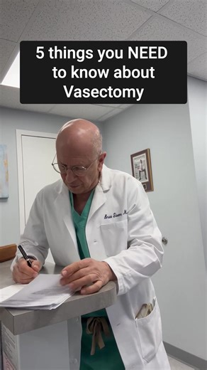 Considering a vasectomy? Here are 5 things you really need to know from someone who's done 3,500 of them: 1️⃣ It’s NOT castration — you're just shooting blanks. 2️⃣ Yes, you’ll need to shave down there. 3️⃣ It’s quick — about 15 minutes. 4️⃣ It’s painless — local anesthesia meds if needed. 5️⃣ Fast recovery — back to sex & workouts in a week. Still on the fence? Click the link in my bio and I’ll send you my free vasectomy decision guide. #philadelphiaurology #menshealth #vasectomy #birthcontrol 