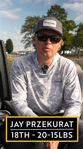Ultimate Angler Championship 🏆 Day One Recap with Jay Przekurat Fishing Going into Day Two of The Ultimate Angler Championship, Przekurat is sitting in 18th with 20lbs and 15 ounces! Can he fish his way to the top 10 tomorrow?? Keep up with the action on the FishingChaos app💪 #strikekinglurecompany #teamlews #tieoneon #feelthedifference | Strike King Lure Company