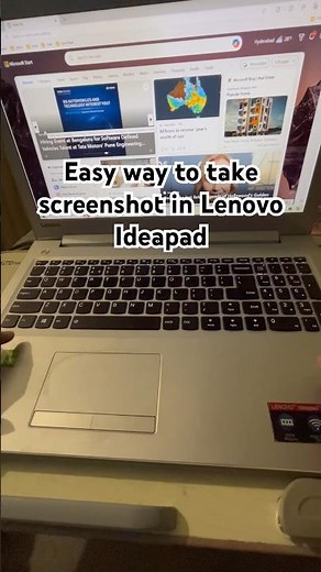 How to take screenshot in Lenovo Ideapad #youtubeshorts #shorts #viral #trending #hplaptop #lenovo