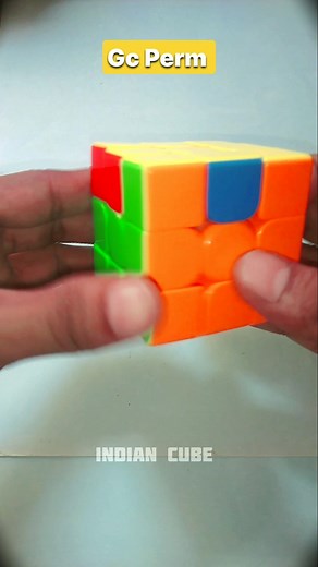 Gc Perm Algorithms || Advance Pll #shorts #indiancube