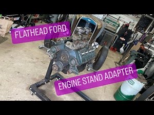 Making a Flathead engine stand adapter