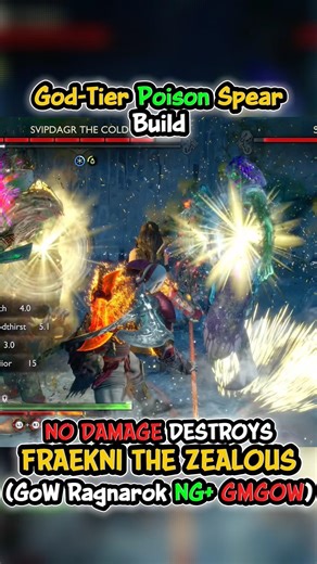 Max POISON Spear vs Svipdagr & Sisters! ☠️ GoW Ragnarok