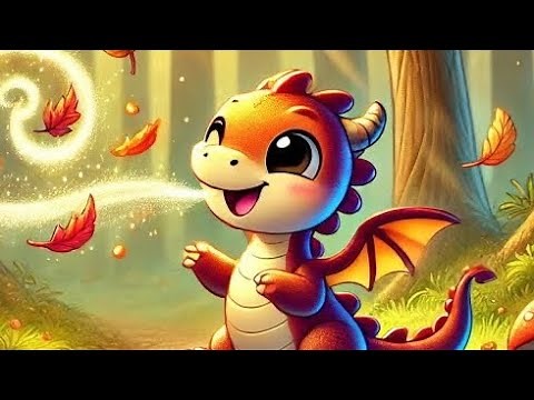 Le Petit Dragon et les Feuilles Magiques 🍃 Chanson sur la Nature et le Vent (Éveil Maternelle)
