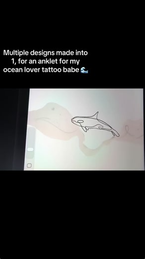 Ocean-Inspired Anklet Tattoo Designs for Ocean Lovers