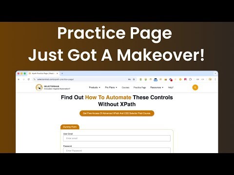 🚀 All-New Practice Page For Testers Is Here | Fresh Design & Better Experience