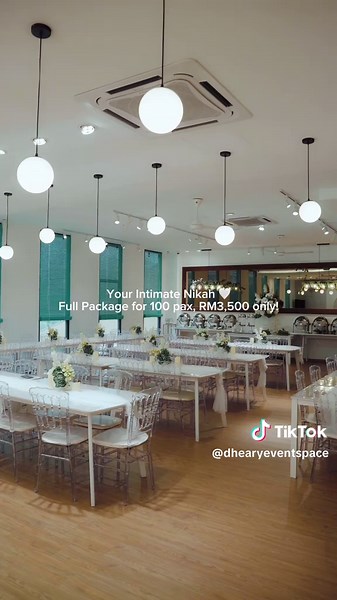 Intimate Nikah Wedding Package for RM3,500