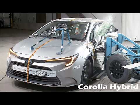 Toyota COROLLA HYBRID - crash test - side barrier | 2025