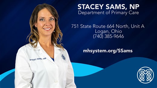 We’re excited to welcome Stacey Sams, NP, to our Department of Primary Care! Working alongside David Cummin, MD, Stacey brings a compassionate, patient-centered approach to care. Stacey and Dr. Cummin will continue to see their patients at their longtime clinic home in Logan, Ohio. 📍 751 State Route 664 North, Unit A, Logan, Ohio 📞 Call (740) 385-9646 to learn more or schedule an appointment. #MHS #MemorialHealthSystem #CaringForYOU | Memorial Health System