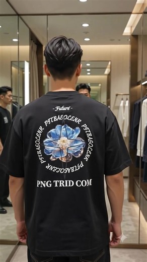印象的なブルーフラワーバックプリントが目を引くトレンドTシャツ。ゆったりとしたオーバーサイズシルエットで、ストリートコーデや韓国ファッションにぴったり。男女兼用で着用でき、デニムやカーゴパンツとの相性も抜群。春夏のデイリーコーデにおすすめの一枚です。#Tシャツ #バックプリント #韓国ファッション #ストリートファッション #オーバーサイズ
