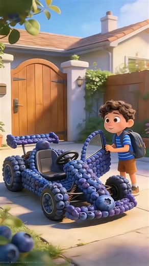 Who Has the Coolest Car? 🎮💄🍇🚗 #shorts