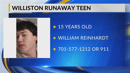 Williston police search for runaway teen