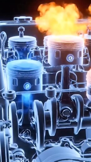 How A 4-Cylinder Diesel Engine Works? | 3D- Engineering Animation 🛞🛠️ #youtube #video #viralshorts